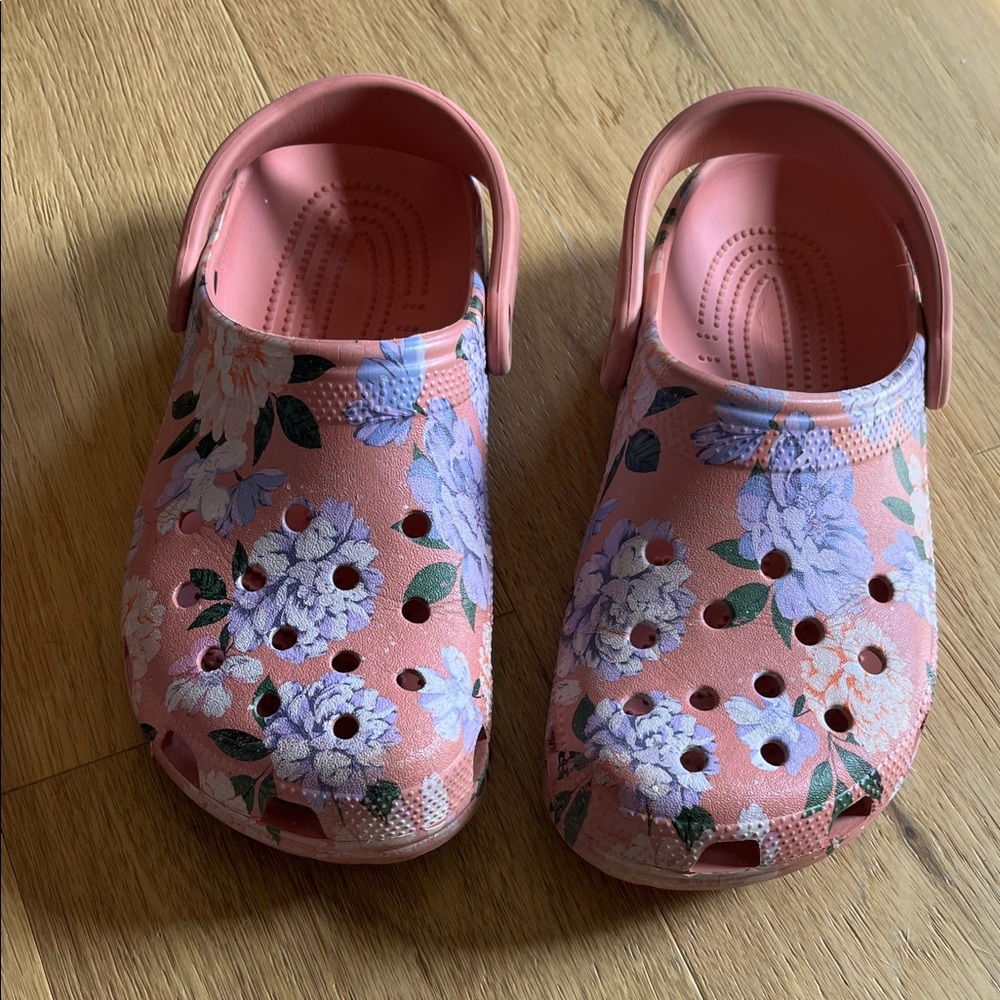 Floral Crocs